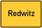 Place name sign Redwitz