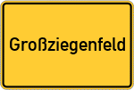Place name sign Großziegenfeld