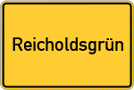 Place name sign Reicholdsgrün
