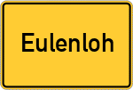Place name sign Eulenloh