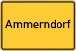 Place name sign Ammerndorf