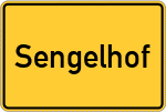 Place name sign Sengelhof