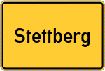 Place name sign Stettberg