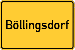 Place name sign Böllingsdorf