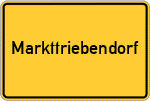 Place name sign Markttriebendorf