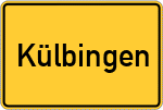 Place name sign Külbingen