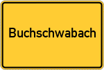 Place name sign Buchschwabach