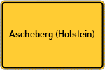 Place name sign Ascheberg (Holstein)