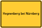 Place name sign Hegnenberg bei Nürnberg