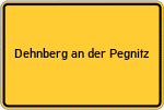 Place name sign Dehnberg an der Pegnitz