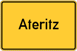 Place name sign Ateritz