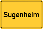 Place name sign Sugenheim