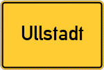 Place name sign Ullstadt