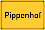 Place name sign Pippenhof