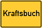 Place name sign Kraftsbuch