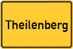 Place name sign Theilenberg