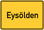 Place name sign Eysölden
