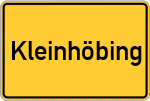 Place name sign Kleinhöbing