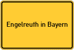 Place name sign Engelreuth in Bayern