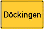 Place name sign Döckingen