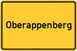 Place name sign Oberappenberg