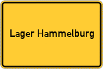 Place name sign Lager Hammelburg