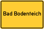 Place name sign Bad Bodenteich