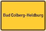 Place name sign Bad Colberg-Heldburg