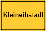 Place name sign Kleineibstadt