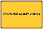 Place name sign Ottelmannshausen im Grabfeld