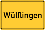 Place name sign Wülflingen