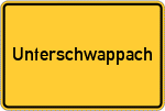Place name sign Unterschwappach