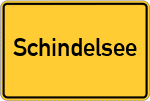 Place name sign Schindelsee
