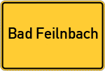 Place name sign Bad Feilnbach