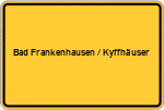 Place name sign Bad Frankenhausen / Kyffhäuser