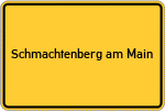 Place name sign Schmachtenberg am Main