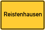 Place name sign Reistenhausen