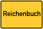 Place name sign Reichenbuch