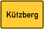Place name sign Kützberg