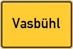 Place name sign Vasbühl
