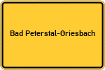 Place name sign Bad Peterstal-Griesbach