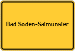 Place name sign Bad Soden-Salmünster