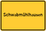 Place name sign Schwabmühlhausen