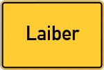 Place name sign Laiber
