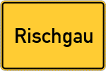 Place name sign Rischgau