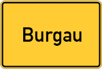 Place name sign Burgau