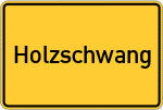 Place name sign Holzschwang