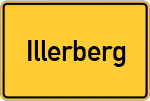 Place name sign Illerberg