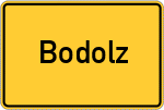 Place name sign Bodolz