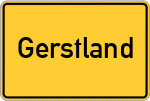 Place name sign Gerstland